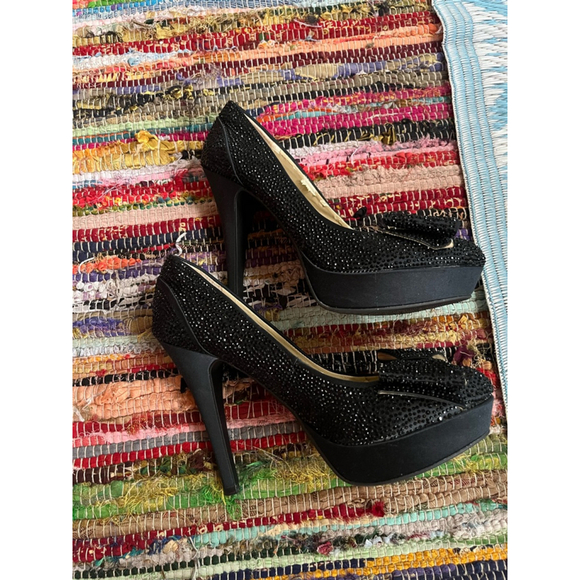 Women's INC International Concepts Heels Size 9M Black - Picture 2 of 6